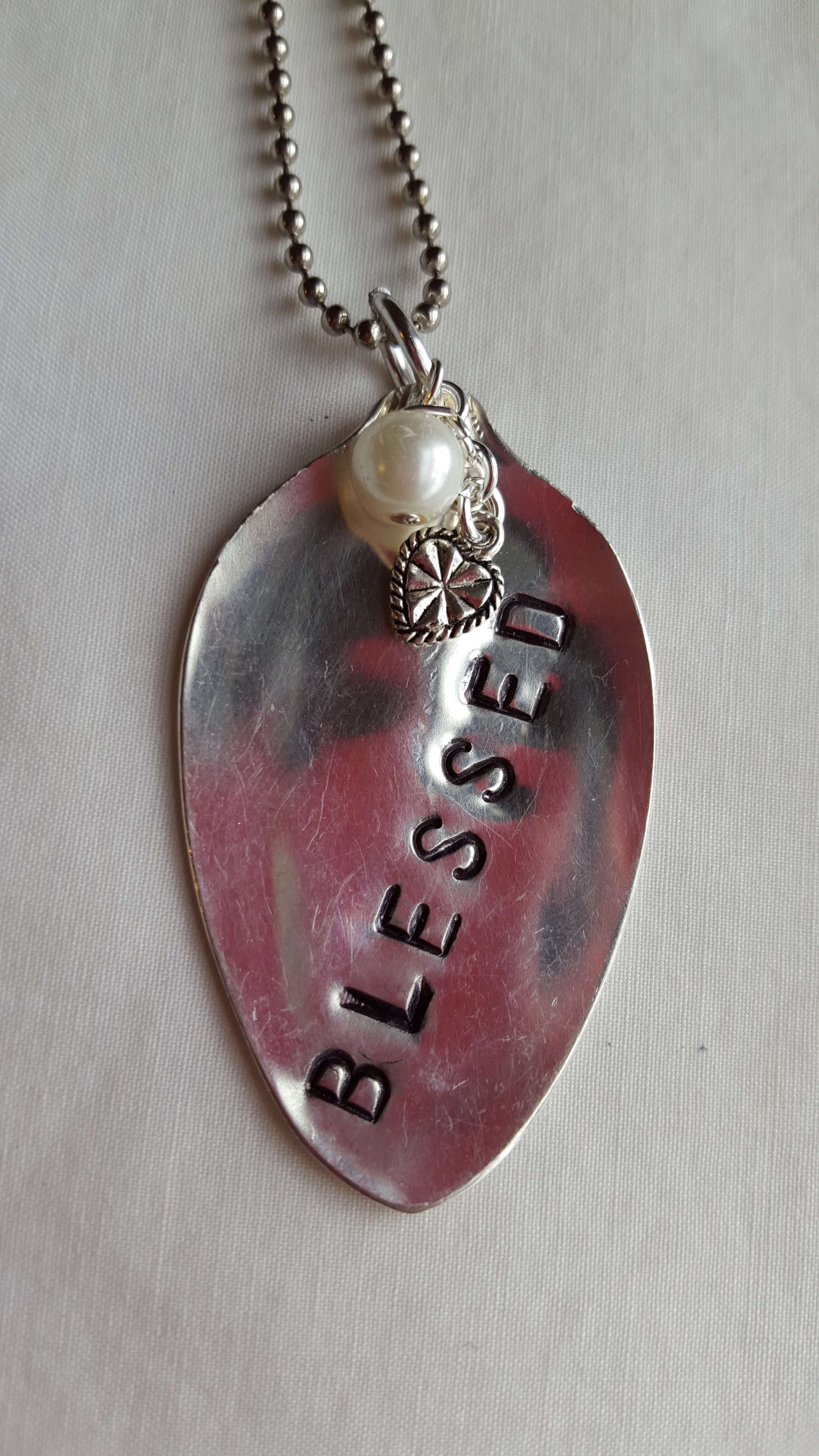 Stamped Spoon Necklace – Silver Chest Creations